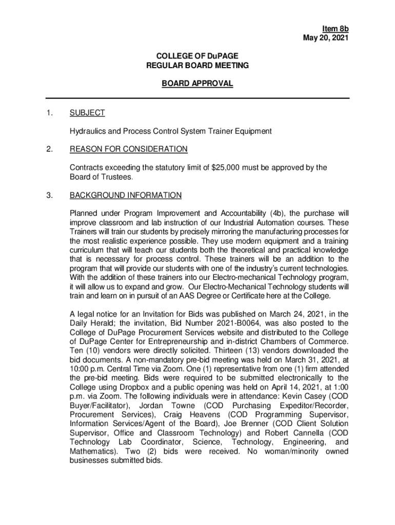 Fillable Online Hydraulics and Process Control System Trainer Equipment ...