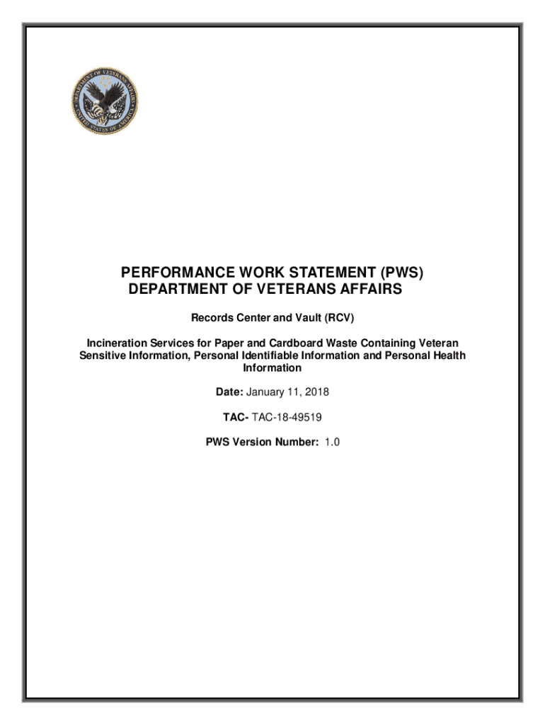 Fillable Online VA Records Center and Vault Fax Email Print pdfFiller