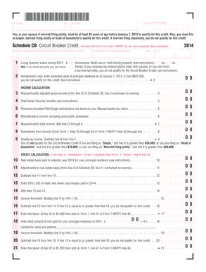 Massachusetts Circuit Breaker Credit Form