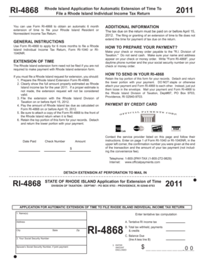 Rhode Island Form RI-4868