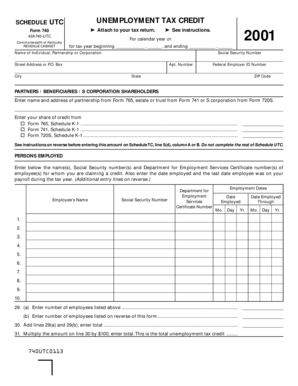 Kentucky Unemployment Tax Credit Form