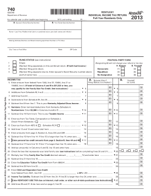 Kentucky Individual Income Tax Return