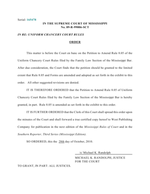 Mississippi Financial Statement Form