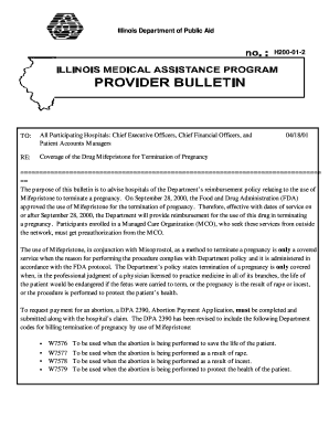 Illinois Abortion Payment Application
