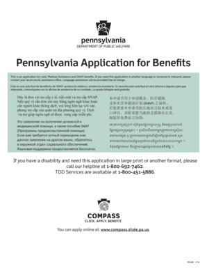 Pennsylvania Application for Benefits