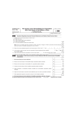 Schedule M-3 Form 1120