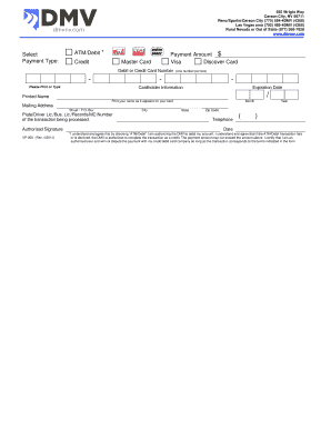 Nevada DMV Payment Form