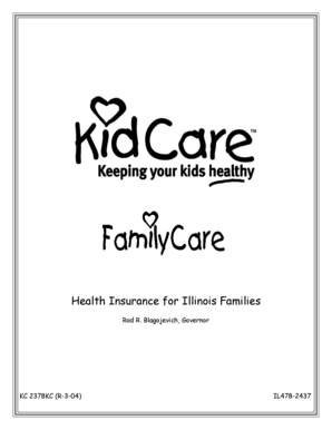 Illinois KidCare and FamilyCare Application