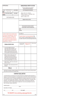 Georgia Business Personal Property Tax Return