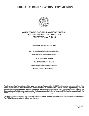 FCC 605 Quick-Form Application