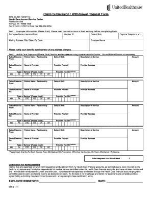 Health Care Claim Submission Form