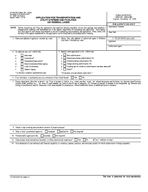 Land lease agreement for mobile home - Appendix C2 Land Use Authorization Forms SF-299 and Form 7-2540 STANDARD FORM 299 (1/2006) Prescribed by DOI/USDA/DOT P - usbr