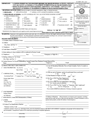 Kentucky Occupational License Application