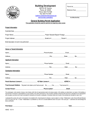 General Building Permit Application