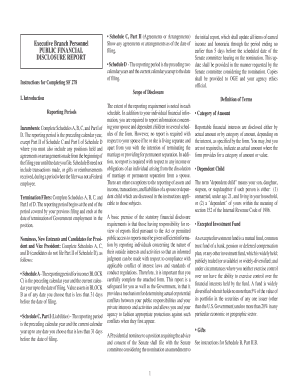 SF 278 Financial Disclosure Report