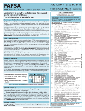 Free Application for Federal Student Aid