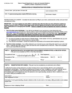 Hawaii Unemployment Registration Verification