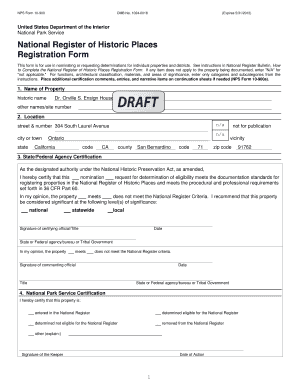 National Register of Historic Places Registration Form