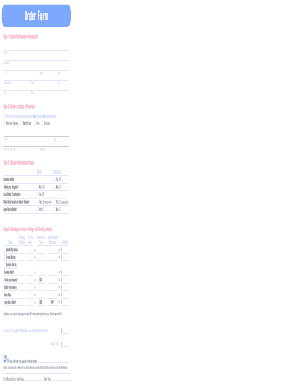New Orleans Ballet Association Subscription Order Form