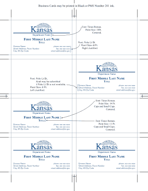Business Card Template