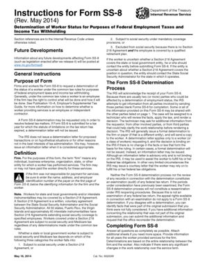 IRS Form SS-8
