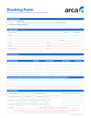 Asbestos Awareness Training Course Booking Form