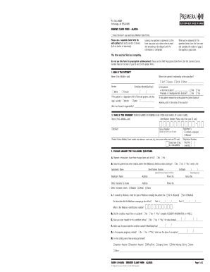 Alaska Member Claim Form
