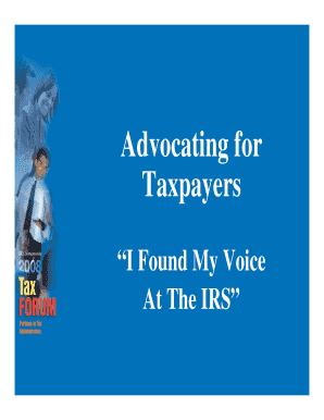 Taxpayer Advocate Service Systemic Issue Submission