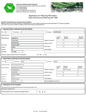 UK Planning Permission Application
