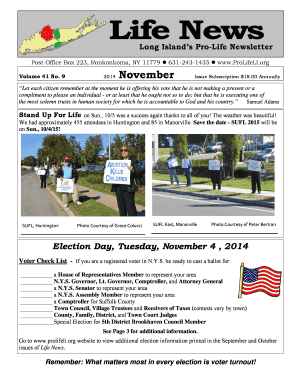 Voter Checklist for New York State Elections