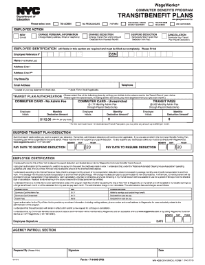 New York Commuter Benefits Program Enrollment Form