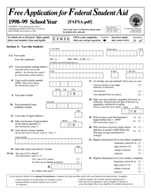 Free Application for Federal Student Aid