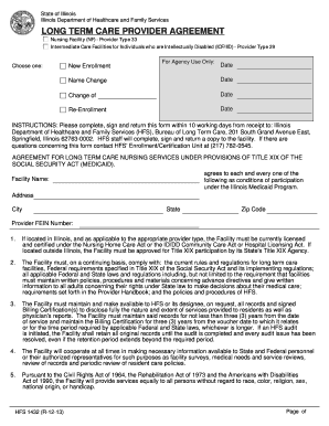 Illinois Long Term Care Provider Agreement