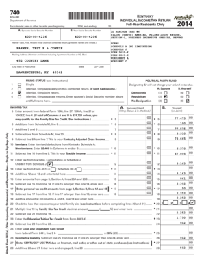 Kentucky Individual Income Tax Return