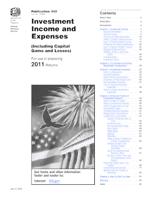 Publication 550 Investment Income and Expenses
