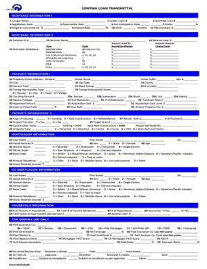 SONYMA Loan Transmittal Form