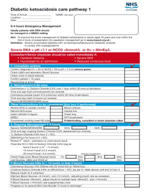 Diabetic Ketoacidosis Care Pathway