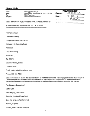 FOIA Request Form