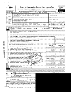 Form 990 Return of Organization Exempt From Income Tax