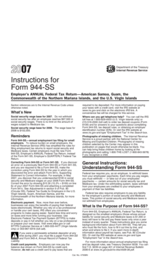 Form 944-SS Instructions