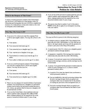 Form i30 - i 130 filing for lake wales florida form