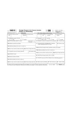 Form 1042-S
