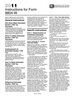 Instructions for Form 8804-W