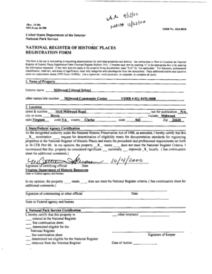 National Register of Historic Places Registration Form