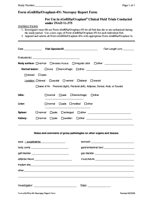 Form Sgnrha Ovaplant 4n Necropsy Report Fill Online Printable Preview Of Sample Exopthalmia