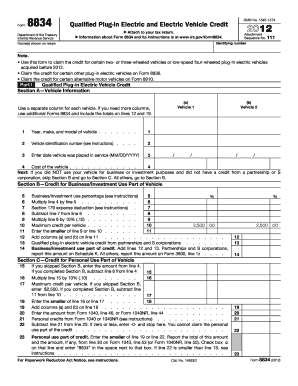 IRS Form 8834