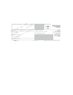 IRS Form 8887 Health Insurance Credit Eligibility Certificate
