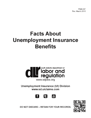 South Dakota Unemployment Insurance Claim Form