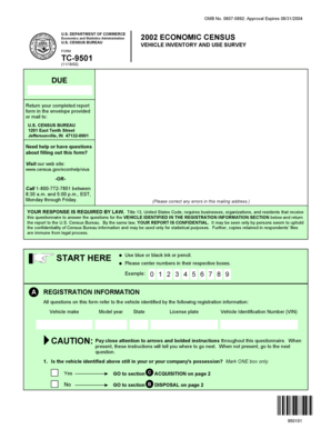 US Census Bureau Vehicle Inventory and Use Survey