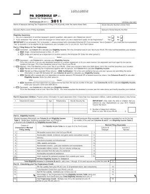 Pennsylvania Tax Forgiveness Form